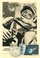 Cosmonaute Astronaute   Vladimir Komarov  Soyouz Russe Russie  Aviation Aviateur - Espace