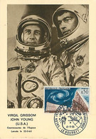 Cosmonaute Astronaute  Virgil Grissom John Young Aviation Aviateur - Space