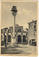 ROVIGO  (Veneto) - Piazza Vittorio Emanuele (animata) - Rovigo