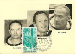 Cosmonaute Astronaute  Apollo  Collins Armstrong Aldrin Aviation Aviateur - Espace