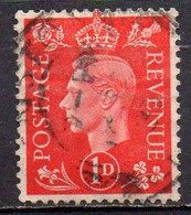 GRANDE BRETAGNE N° 210 O Y&T 1937 George VI - Used Stamps