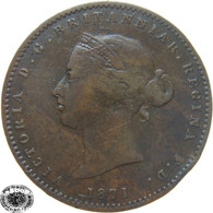 LaZooRo: Jersey 1/26 Shilling 1871 VF Scarce - Channel Islands