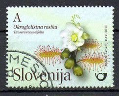 SLOVENIE. N°734 De 2011 Oblitéré. Droséra. - Plantes Médicinales