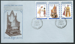 Fidji  - The Queen Silver Jubilee - 7/02/1977 - N° 536 à 538 -  Lp31105 - Fidji (1970-...)