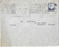 LETTRE   D'ESPAGNE 1934/35  N° 688 ..tbe  Scan - Barcelona