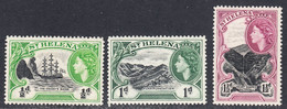 Saint Helena Island 1953-59 Mint Mounted, Sc# ,SG 153-155 - St. Helena