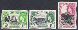 Saint Helena Island 1953-59 Mint Mounted, Sc# ,SG 153-155 - Sint-Helena