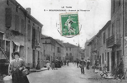 81)    BOURGNOUNAC   - Avenue De L' Aveyron - Roquecourbe