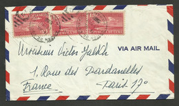 Lettre Cover Air Mail Pour La FRANCE - Cartas