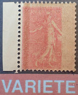 R1118/27 - TYPE SEMEUSE FOND LIGNE - N°129f NEUF** BdF VARIETE ➤➤➤ Impression RECTO VERSO Partielle - Cote (2020) : 96 € - Nuovi