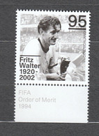 Deutschland BRD **  3568 Fritz Walter Neuausgabe 01.10.2020 - Unused Stamps