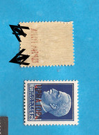 CG- MONT  2  1941 31  ERROR-OVERPRINT ABKLATSCH   ITALIEN   OCCUPATION LUX   -MONTENEGRO CRNA GORA   MNH - Montenegro