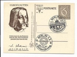 DR P 286-03 - 6+4 Pf V. Hutten, DAF Mit  Zwei Bl. Sonderstempel Berlin - Entiers Postaux