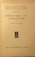 Toponymie Van Varsenare -  Door J. Pollet En J. Helsen - 1933 - History