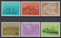 1977 Surinam Ships Complete Set Of 6 MNH - Surinam