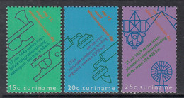 1971 Surinam Telecommunications  Complete Set Of 3 MNH - Surinam