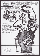 CPM Hallyday Johnny Tirage Limité 100 Ex Numérotés Signés Non Circulé Satirique Caricature Toni BLAIR - Zangers En Musicus