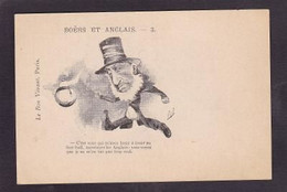CPA Angleterre Transvaal Boers Satirique Caricature Non Circulé - Other & Unclassified