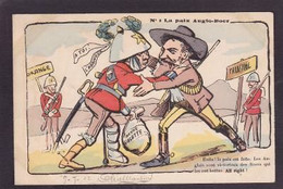 CPA Angleterre Transvaal Boers Satirique Caricature Circulé - Other & Unclassified