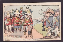 CPA Angleterre Transvaal Boers Satirique Caricature Circulé - Other & Unclassified