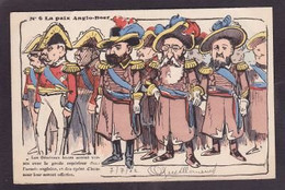 CPA Angleterre Transvaal Boers Satirique Caricature Circulé - Other & Unclassified