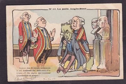 CPA Angleterre Transvaal Boers Satirique Caricature Circulé - Sonstige & Ohne Zuordnung