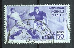 CMF Italie - Italy - Italien 1934 Y&T N°341 - Michel N°482 (o) - 50c Joueurs De Football - 1934 – Italy
