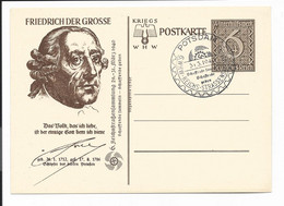 DR P 286-04 - 6+4 Pf Friedrich D. Grosse, DAF Mit  Bl. Sonderstempel Potsdam - Postwaardestukken
