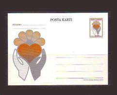 1997 TURKEY WITHOUT "TURKIYE YARDIMSEVENLER DERNEGI" SCRIPT POSTCARD - Postwaardestukken