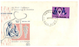 (Q 12) Australia - WCS - FDC - 1967 - Medecine Congress - Andere & Zonder Classificatie