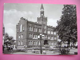 BITTERFELD - Rathaus, Altes Fahrrad, Flamme Stempel Mit Einer Lebensversicherung Ins Jahr 2000! - 1980s Used - Bitterfeld