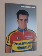 Eddy BOUWMANS ( PANASONIC Sportlife Cycling Team ) Form. PK/CP ( 2 Scans ) ! - Cyclisme