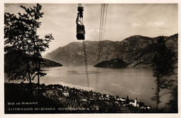 Beckenried, Luftseilbahn, Blick Auf Beckenried, 1938 - Beckenried