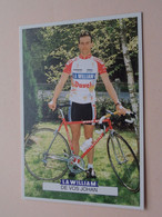 DE VOS JOHAN ( LA WILLIAM ) Format PK/CP ( Blanco Achterzijde ) ! - Cyclisme