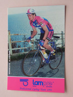 KRAWCZYK SLAWOMIR ( LAMPRE > Professional Cycling Team 1992 ) Carte Publi Format 16,5 X 11 Cm. ( 2 Scans ) ! - Cyclisme