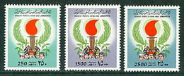 LIBYA 1983 Ordinary Definitive Set "Torch" 3v (MNH) - Libya