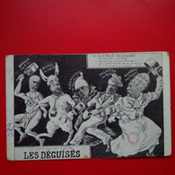 CARNAVAL 1905 LES DEGUISES BRISSON JAURES CLEMENCEAU PELLETAN COMBES - Satirische