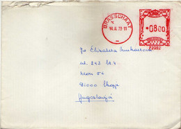 Belgium > Franking Machine - Brasschaat 1973 Letter Via Yugoslavia - 1960-79