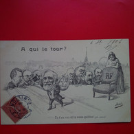 A QUI LE TOUR TU T EN VAS ET NOUS QUITTES ILLUSTRATEUR ASSUS - Satirical