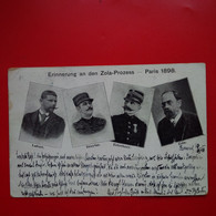 ERINNERUNG AN DEN ZOLA PROZESS PARIS 1898 - Evenementen
