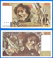France 100 Francs 1980 Delacroix Frcs Frs Frc Serie V Que Prix + Port Peintre Paypal Bitcoin - 100 F 1997-1998 ''Cézanne''