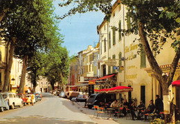 LORGUES - Rue Principale - Bld De La République Et Les Hôtels - Restaurant Moderne Et Du Parc, C. Cauvin - 2CV Citroën - Lorgues
