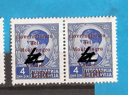 CG- MONT  2  1941 38 A--RRR-ERROR-  G  -  SELTEN SEHR !!!!!!   ITALIEN   OCCUPATION LUX   -MONTENEGRO CRNA GORA  HINGED - Montenegro