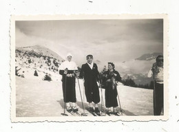 Photographie , Sports D'hiver , Ski ,1937 ,  90 X 60 Mm - Sports