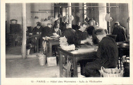 MONNAIE - PARIS - Hôtel Des Monnaies - Salle De Vérification N°19 - Münzen (Abb.)