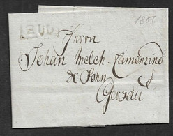 1806  VORPHILA  R1  "ZUG" Nach GERSAU - ...-1845 Precursores