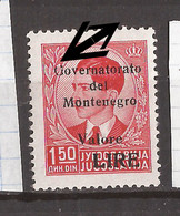 CG- MONT  2  1941 36 B--RRR-ERROR-  G  -  SELTEN SEHR !!!!!!   ITALIEN   OCCUPATION LUX   -MONTENEGRO CRNA GORA  HINGED - Montenegro