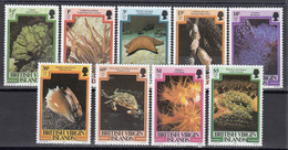 British Virgin Islands - 1980 - Shells Corals - 1/2c-$5 - MNH - Marine Life