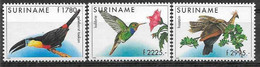 1995 SURINAM 1363-65** Oiseaux - Surinam