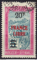Madagascar N° 255 France Libre - Used Stamps